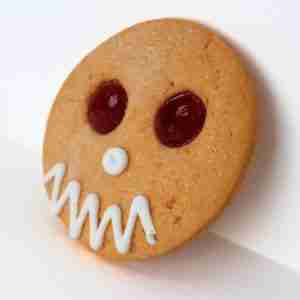 925 Halloween Pumpkin Face Shortbread available at Mason Foodservice