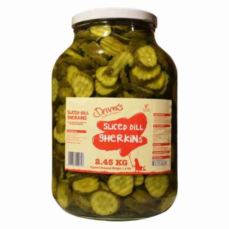 Sliced Pickled Gherkins 2.25kg