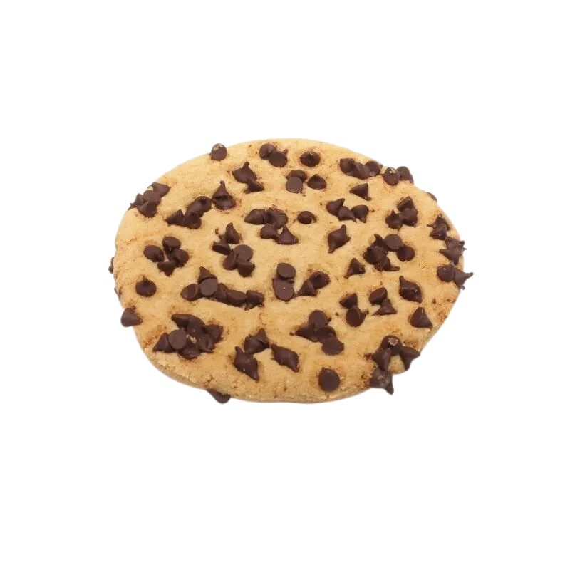 CHOC-CHIP COOKIE – soft-baked cookie with rich chocolate chips