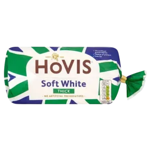Order Bread Hovis Thick White Sliced (800g) from Mason Foods.