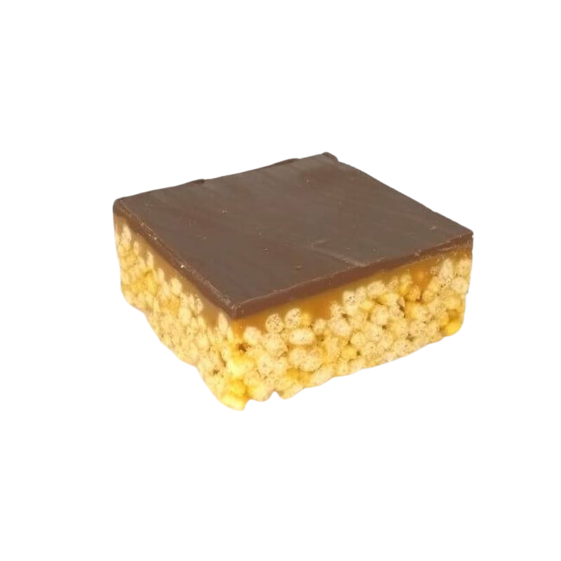 193 SALTED CARAMEL RICE CRISPY CAKE Mason Foodservice