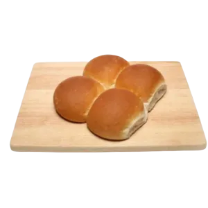 Adkins Bakery York Baps White – pack of 4 soft white rolls