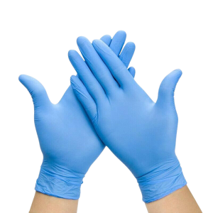 Extra Large Blue Vinyl Gloves x100