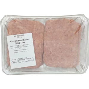 Corned Beef Sliced – tender corned beef slices in packaging