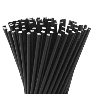 Drinking Straws Black 10.5" x250