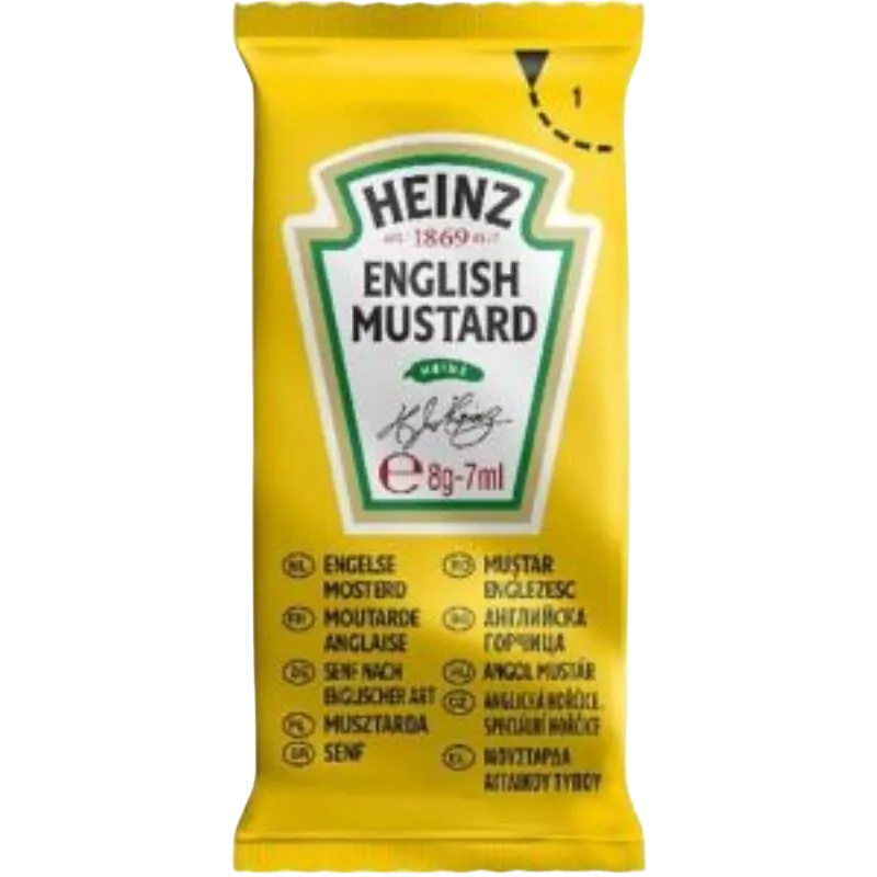 Heinz English Mustard Sachets