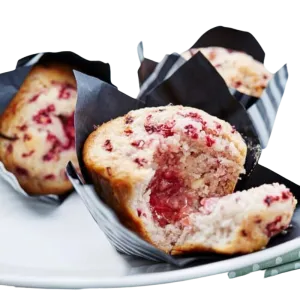 Raspberry And White Chocolate Muffins 24x125g