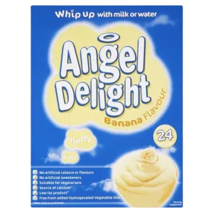 Angel Delight Banana – creamy banana-flavoured dessert mix in 600g pack