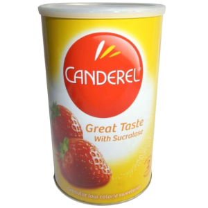 CANDEREL SWEETENER TUBS – low-calorie sweetener in 40g tub