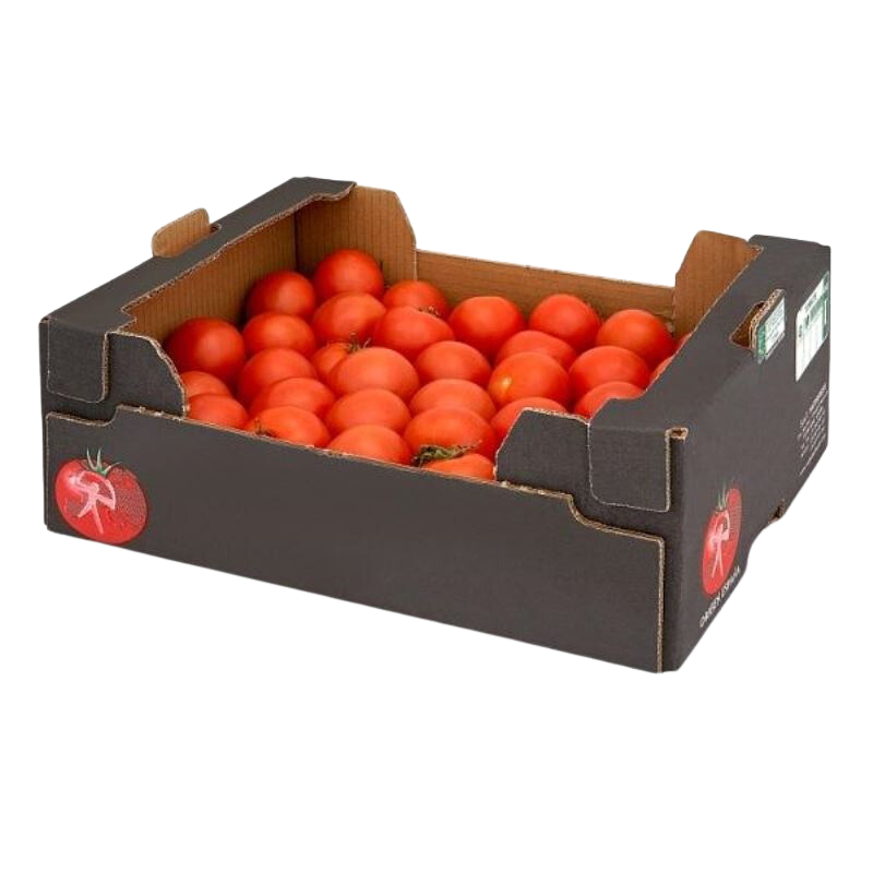 Fresh Vine Tomatoes Case – ripe vine tomatoes in case packaging