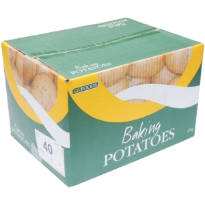 Fresh Baking Potatoes – fluffy baking potatoes in packaging