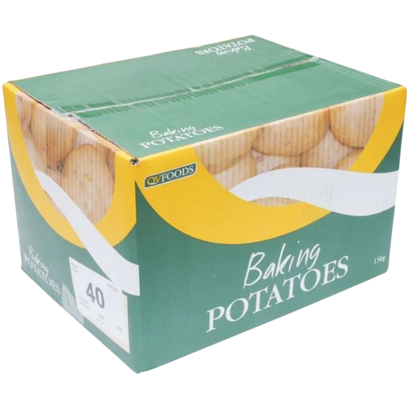 Fresh Baking Potatoes – fluffy baking potatoes in packaging