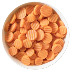 Carrot Fluted – fluted carrot slices in pack