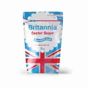 CASTER SUGAR 2KG – fine-textured sugar in 2kg packaging
