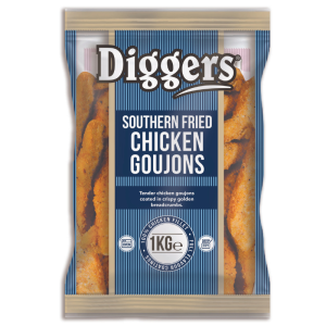 Diggers Southern Fried Chicken Goujons 1kg