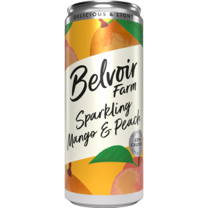 Belvoir Cans Mango And Peach 12x330ml