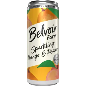 Belvoir Cans Mango And Peach
