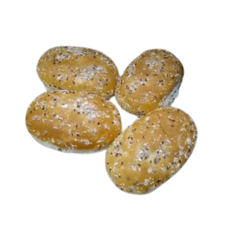Adkins Bakery ovals mixedseed – 4 pack of seeded oval rolls