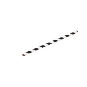 Black Stripe Smoothie Drinking Straw x 200 for wholesale foodservice supply | Mason Foodservice