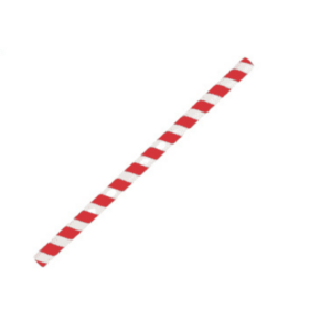 Red Stripe Smoothie Drinking Straws x 200 for wholesale foodservice supply | Mason Foodservice